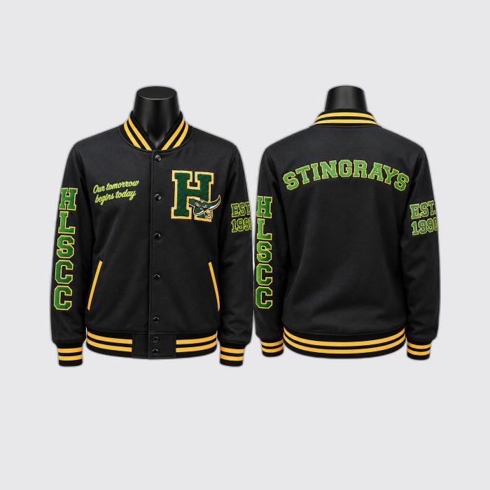 HLSCC Black Exclusive Varsity Jacket