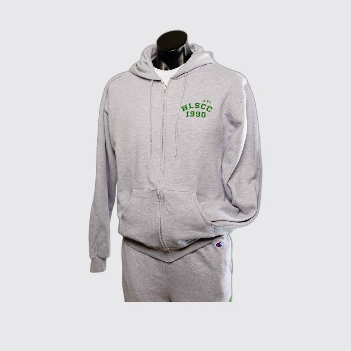 HLSCC Champion Light Steel Full Zip Hoodie
