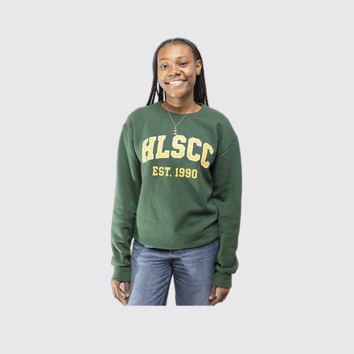 HLSCC Jerzees Green Crew Sweatshirt