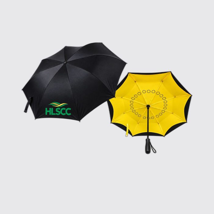 HLSCC Yellow Rebel Inverted Umbrella (48 inch)